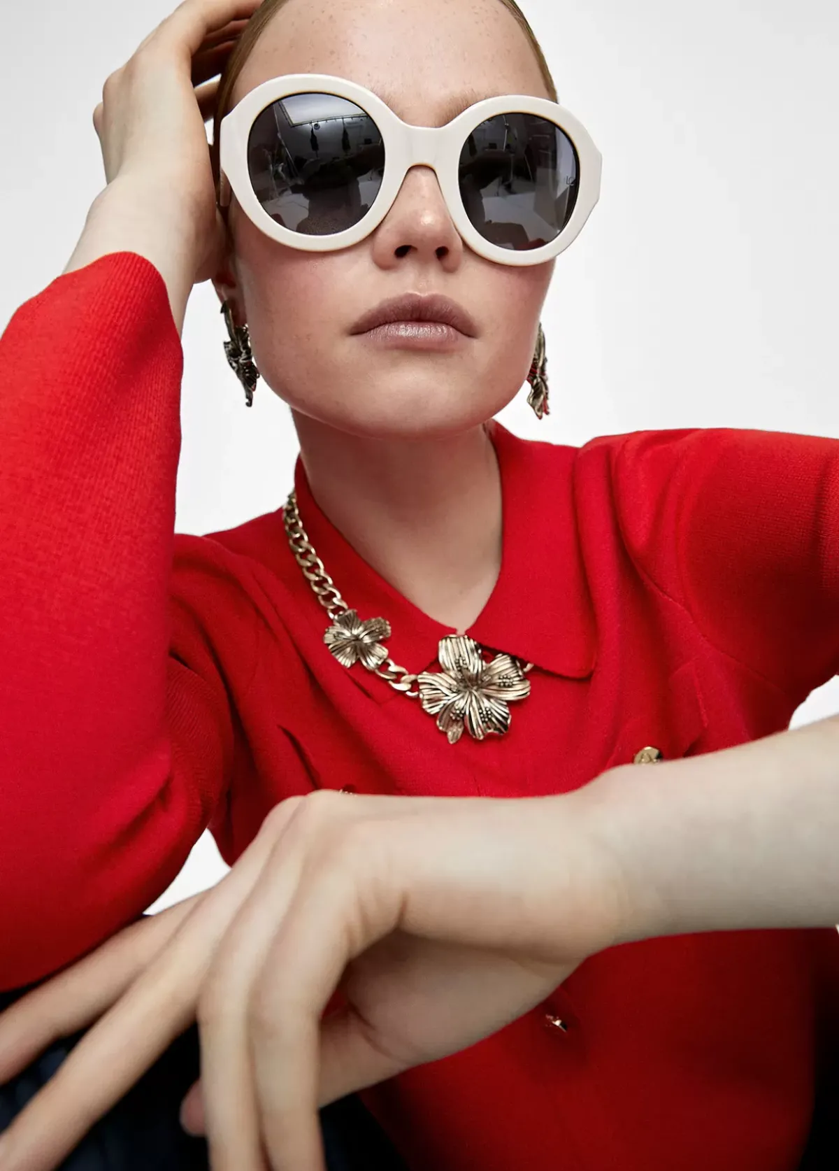 Discount Collar con flores Bisuteria