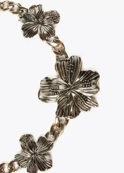 Discount Collar con flores Bisuteria