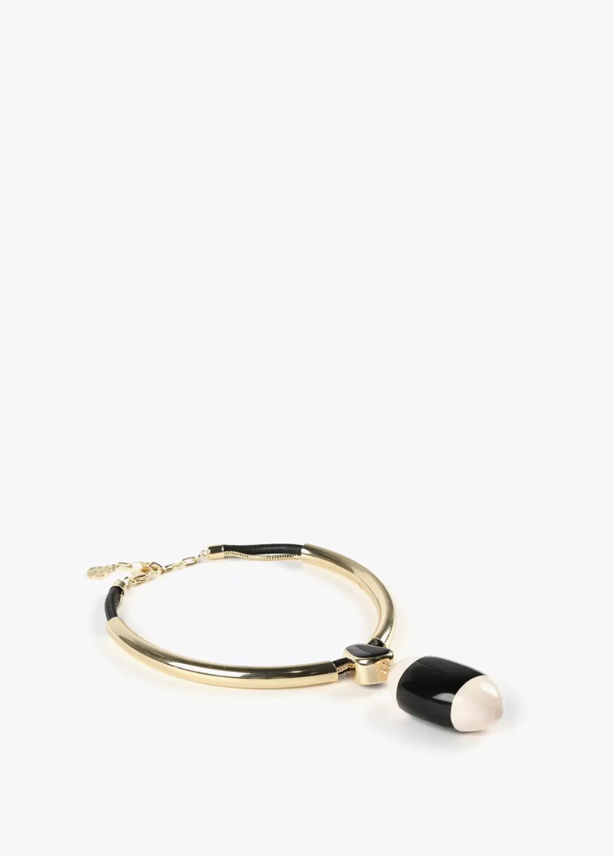 Clearance Collar gargantilla blanco y negro Bisuteria