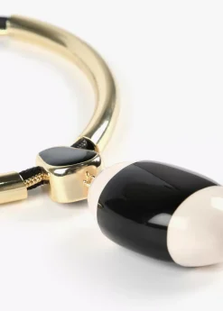 Clearance Collar gargantilla blanco y negro Bisuteria