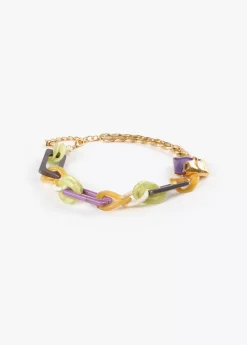 Discount Collar gargantilla dorado con colores combinados Collares