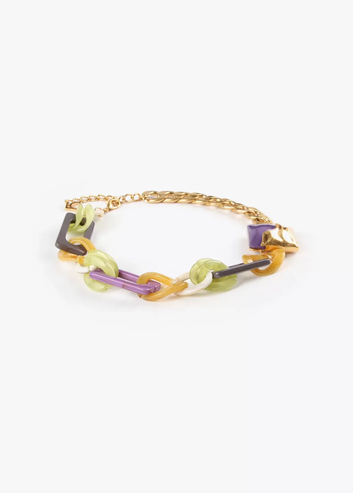 Discount Collar gargantilla dorado con colores combinados Collares