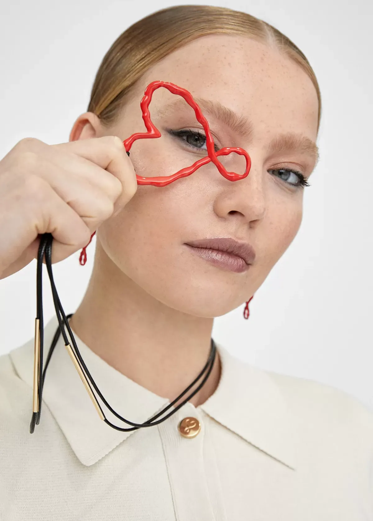 Online Collar largo corazón infinito Bisuteria