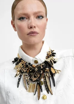 Online Collar multi abalorios estilo africano Bisuteria