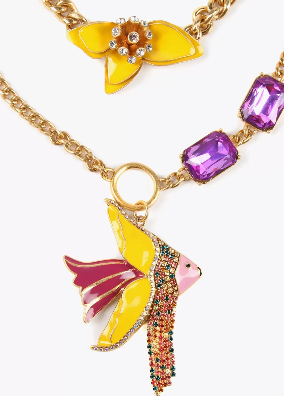 Online Collar multicadena con colgante Bisuteria