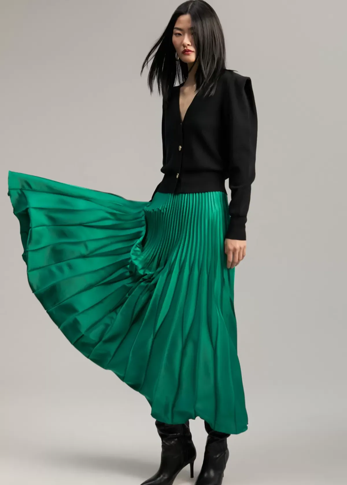 Online Cárdigan con hombreras Punto