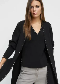 Discount Cárdigan de punto tachas Punto