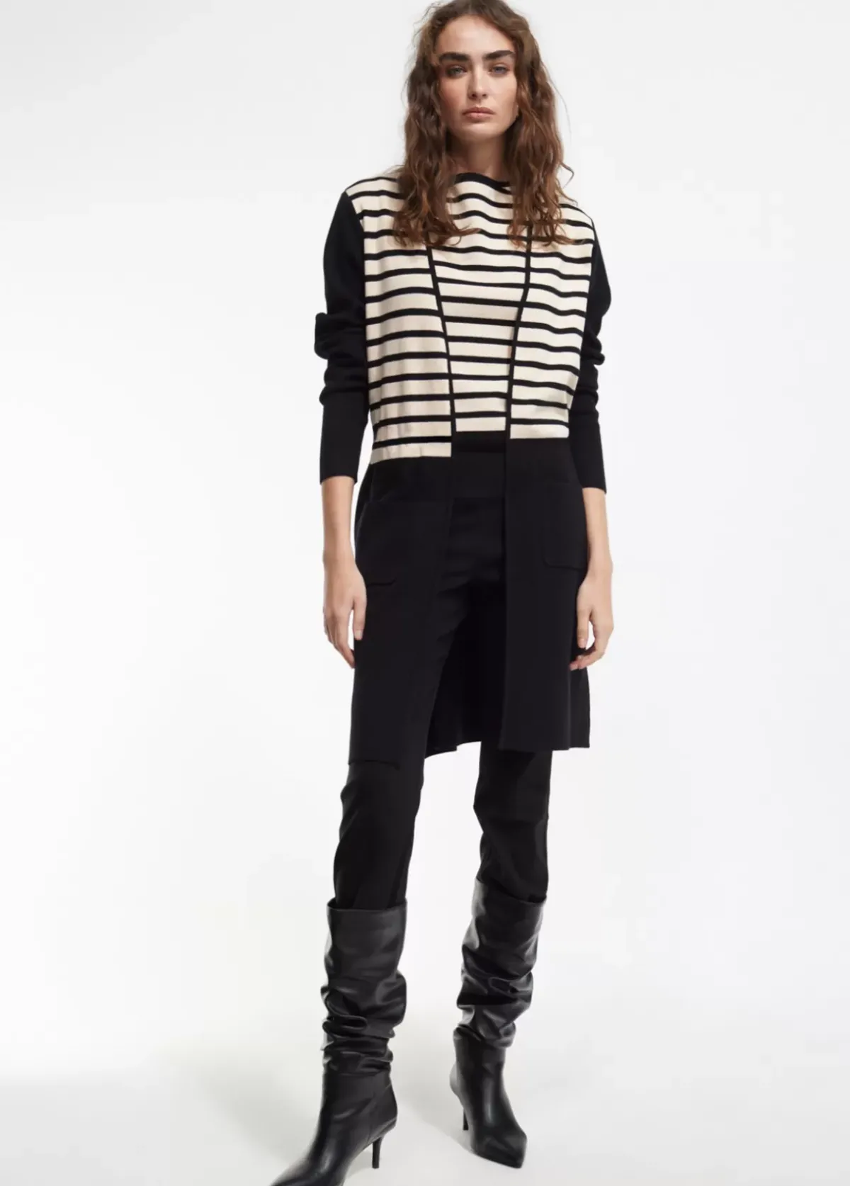 Online Cárdigan de rayas Punto