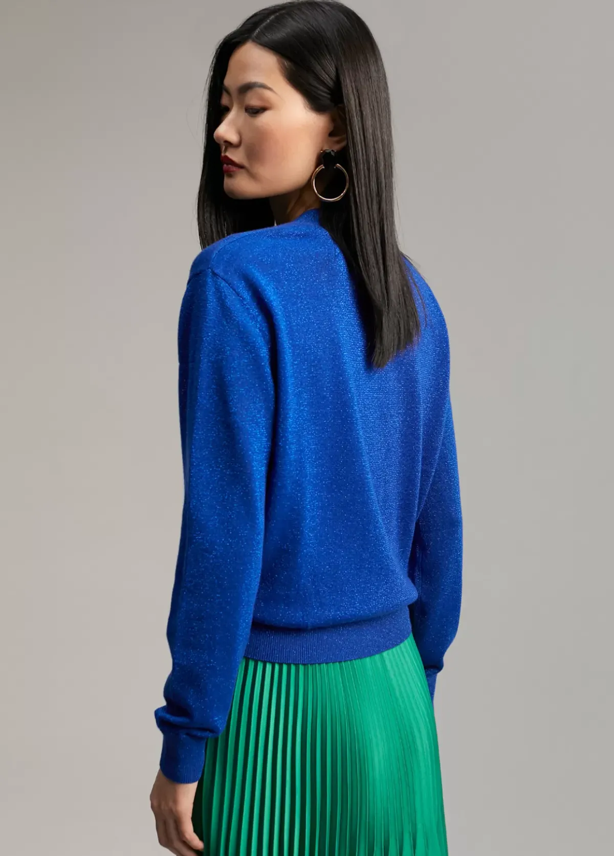 Online Cárdigan detalle botones Punto