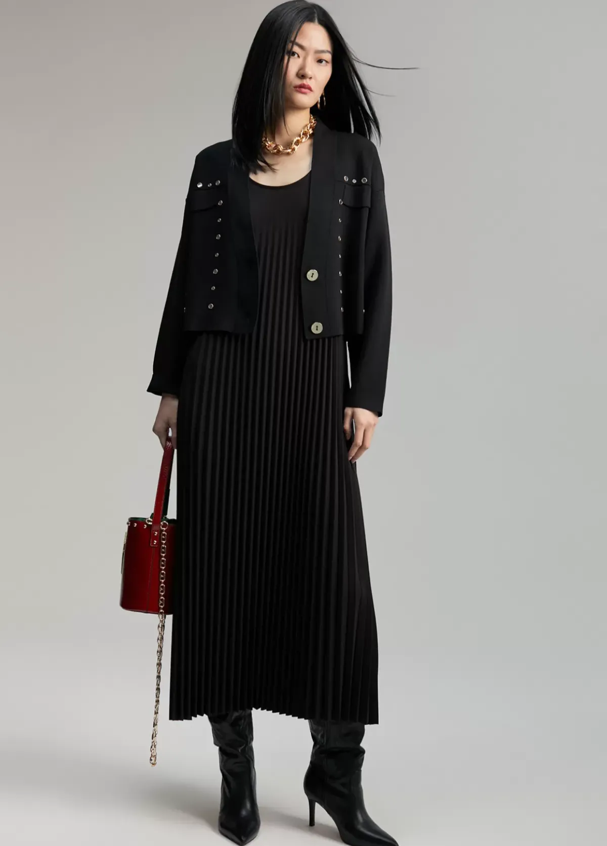 New Cárdigan detalle espejos Punto