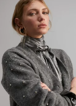 Outlet Cárdigan detalle joyas Punto