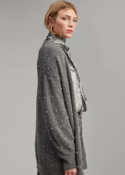 Outlet Cárdigan detalle joyas Punto