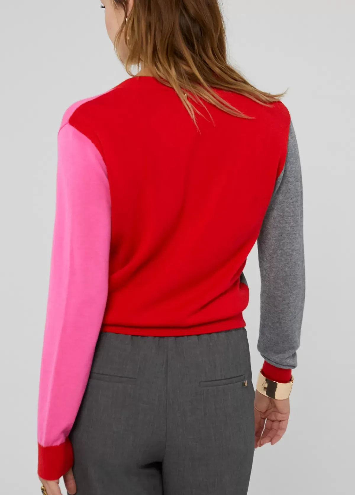 Discount Cárdigan tricolor Punto