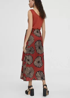 New Falda estampada tipo pareo Vestidos Y Faldas