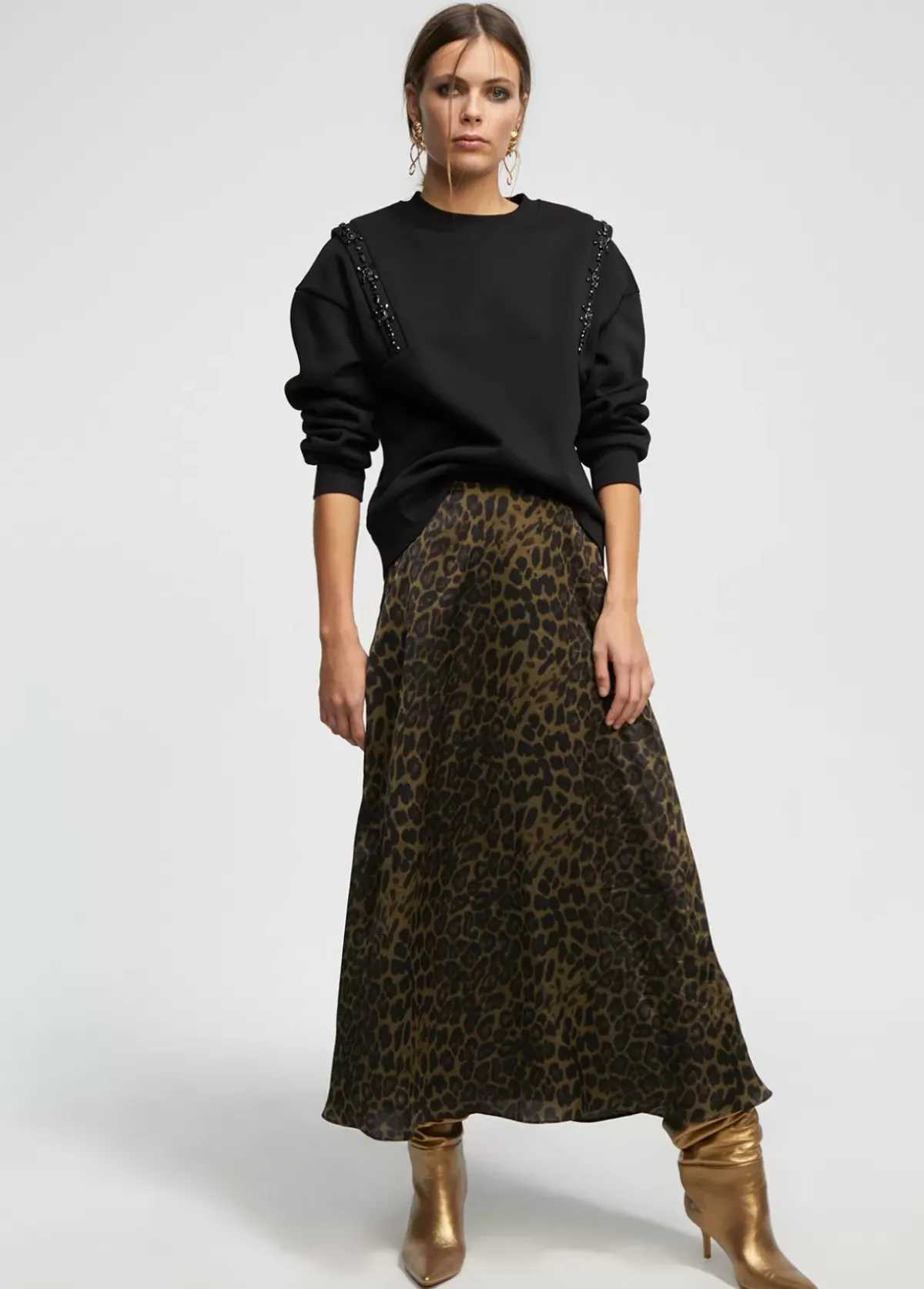 Online Falda estampado animal print Animal Print|Vestidos Y Faldas
