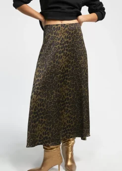 Online Falda estampado animal print Animal Print|Vestidos Y Faldas