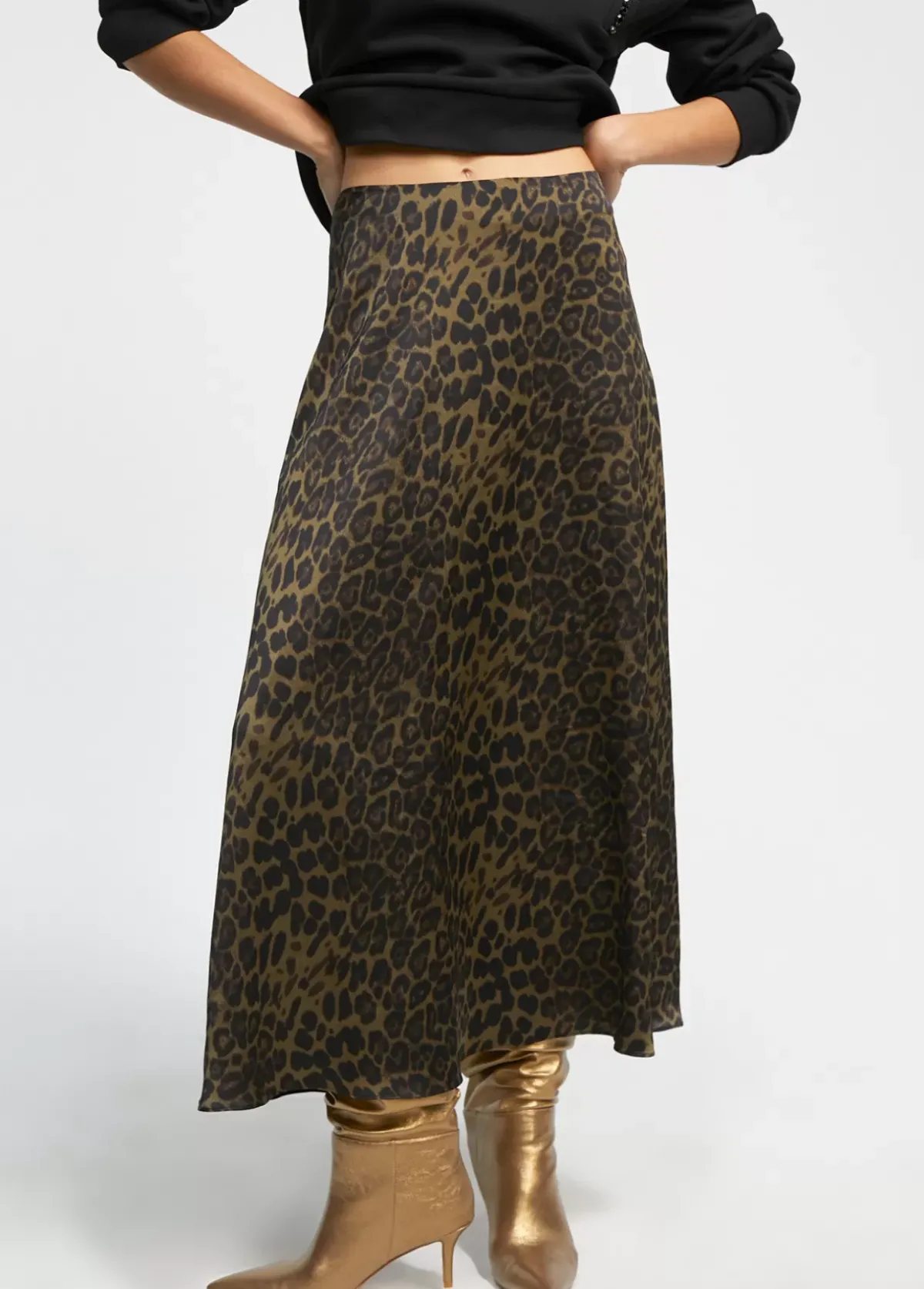Online Falda estampado animal print Animal Print|Vestidos Y Faldas