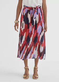 Falda fluída estampada Vestidos Y Faldas