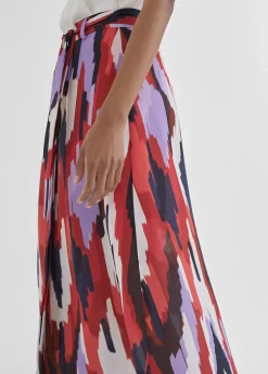 Falda fluída estampada Vestidos Y Faldas