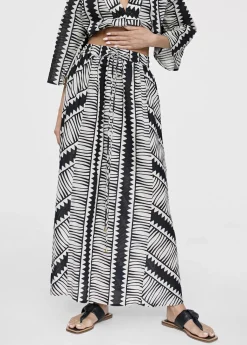 Hot Falda midi estampada Vestidos Y Faldas