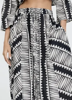 Hot Falda midi estampada Vestidos Y Faldas