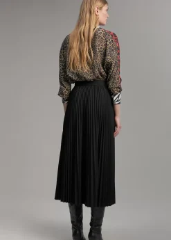 Online Falda midi plisada Vestidos Y Faldas