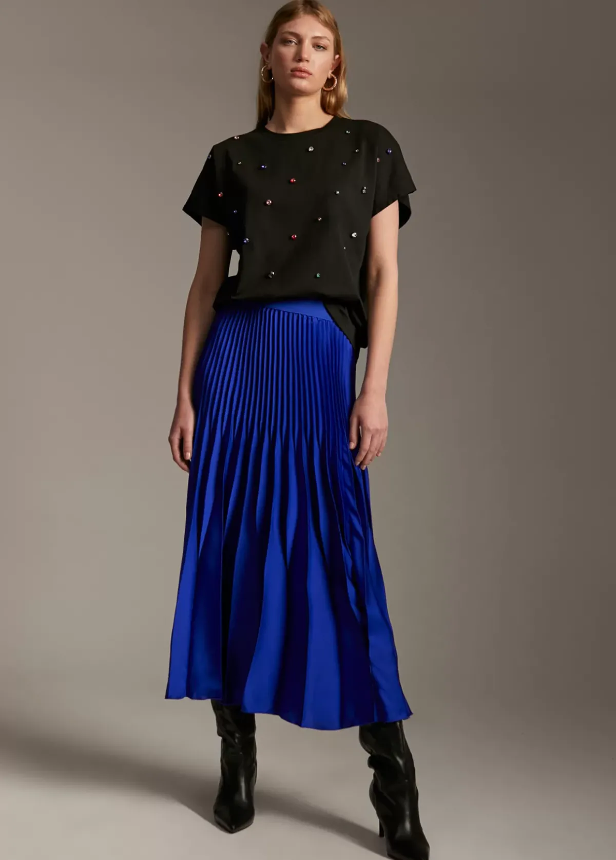 Online Falda plisada Vestidos Y Faldas