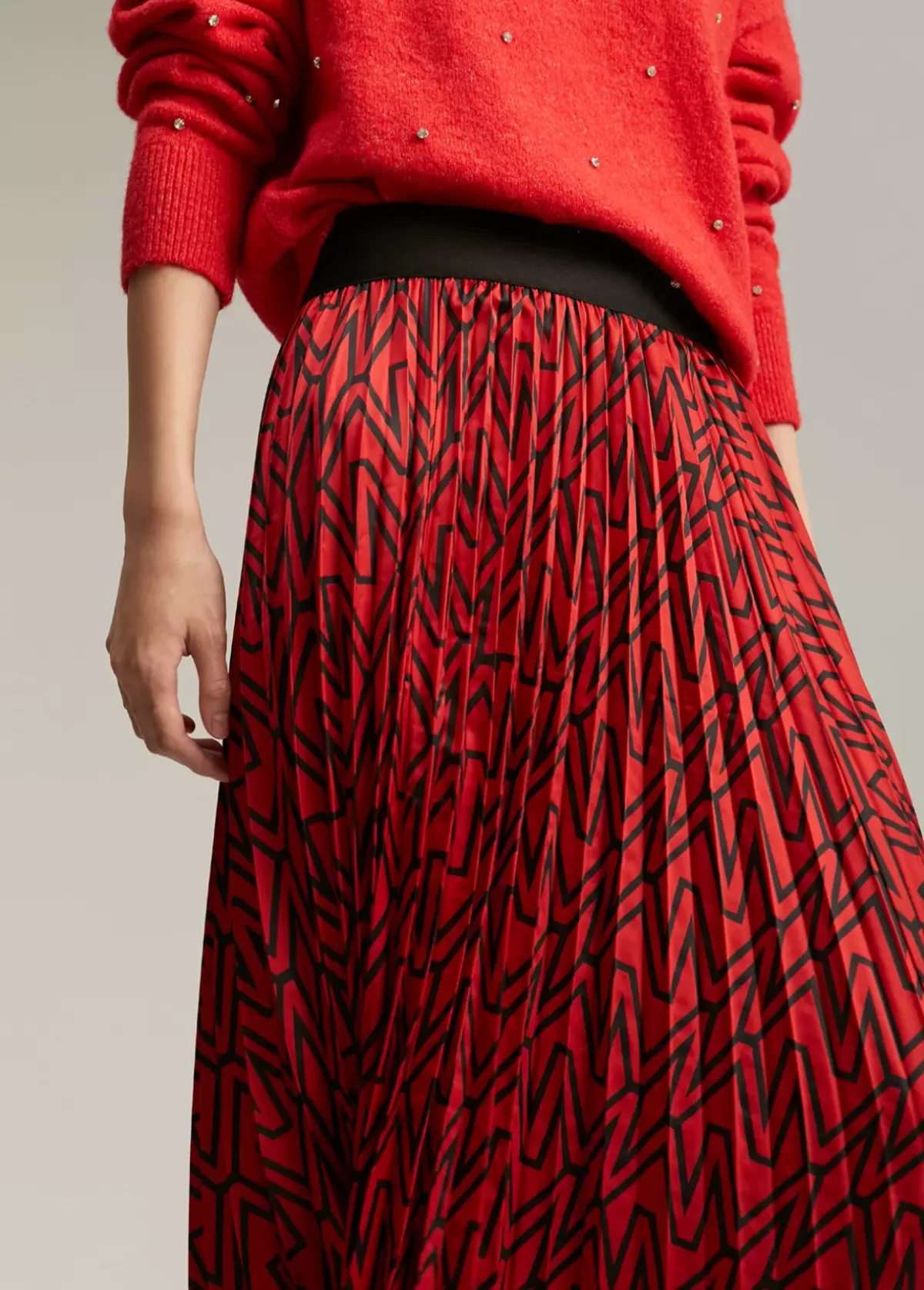 Clearance Falda plisada monograma Vestidos Y Faldas