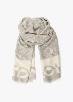 Clearance Fular crudo corazones infinitos Animal Print|Bufandas Y Pañuelos