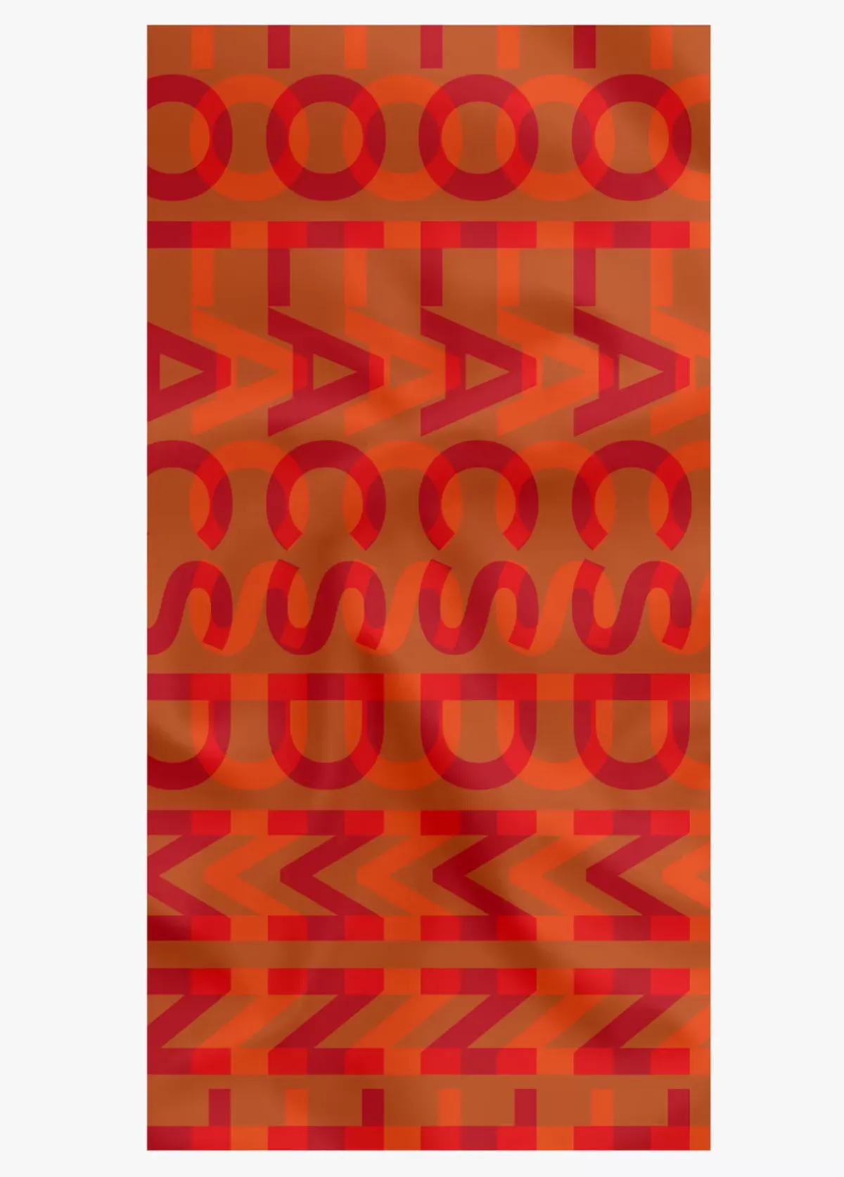 Outlet Fular logo naranja Bufandas Y Pañuelos