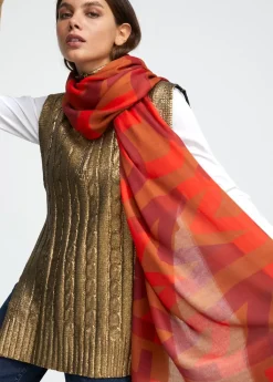 Outlet Fular logo naranja Bufandas Y Pañuelos