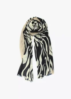 Sale Fular logo y estampado zebra Animal Print|Bufandas Y Pañuelos
