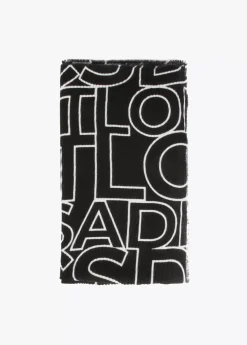 Outlet Fular plisado logotipado Otros Complementos|Bufandas Y Pañuelos