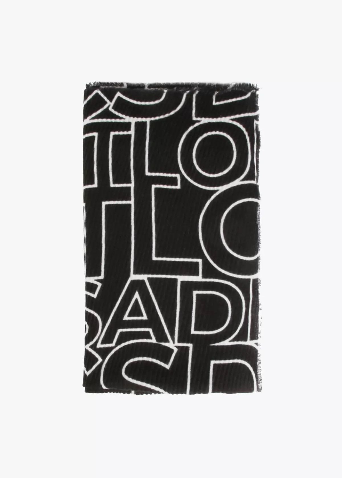 Outlet Fular plisado logotipado Otros Complementos|Bufandas Y Pañuelos