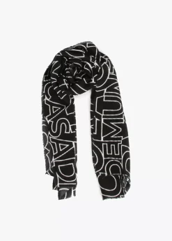 Outlet Fular plisado logotipado Otros Complementos|Bufandas Y Pañuelos