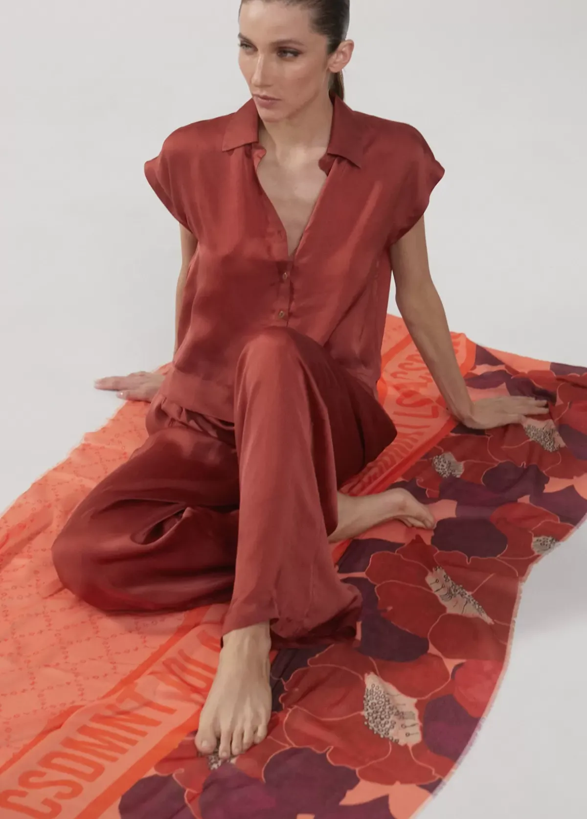 New Fulard tonos naranaja Accesorios