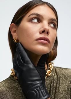 Hot Guantes efecto piel Gorros Sombreros Y Guantes