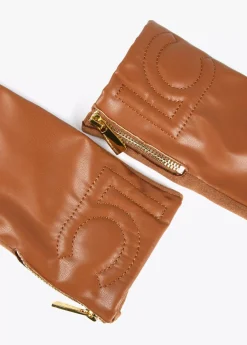 Clearance Guantes efecto piel Gorros Sombreros Y Guantes