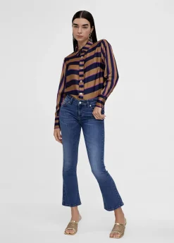 Online Jeans azul campana Pantalones