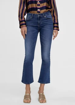 Online Jeans azul campana Pantalones