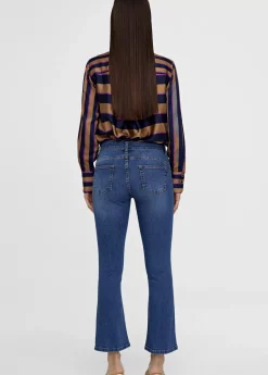 Online Jeans azul campana Pantalones