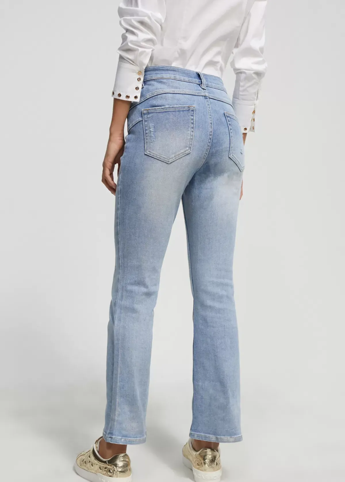 Hot Jeans efecto tornasolado Pantalones
