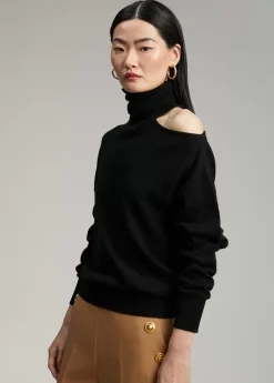 Outlet Jersey abertura hombro Punto