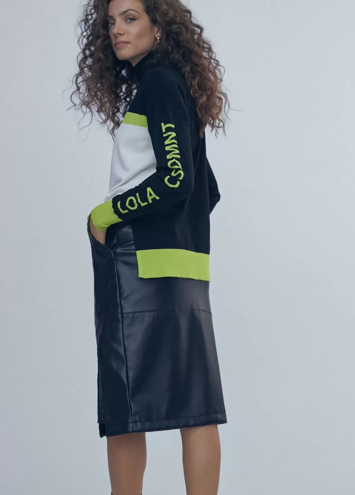 Outlet Jersey bicolor |  COLECCIÓN LOLA | Lola Casademunt Punto