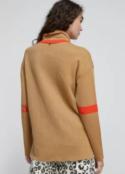 Clearance Jersey cuello alto Punto