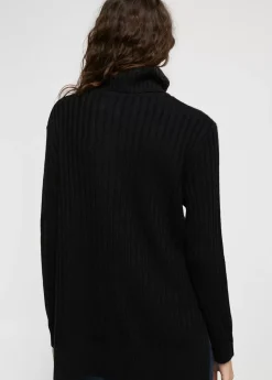 Outlet Jersey cuello alto con tachas Punto