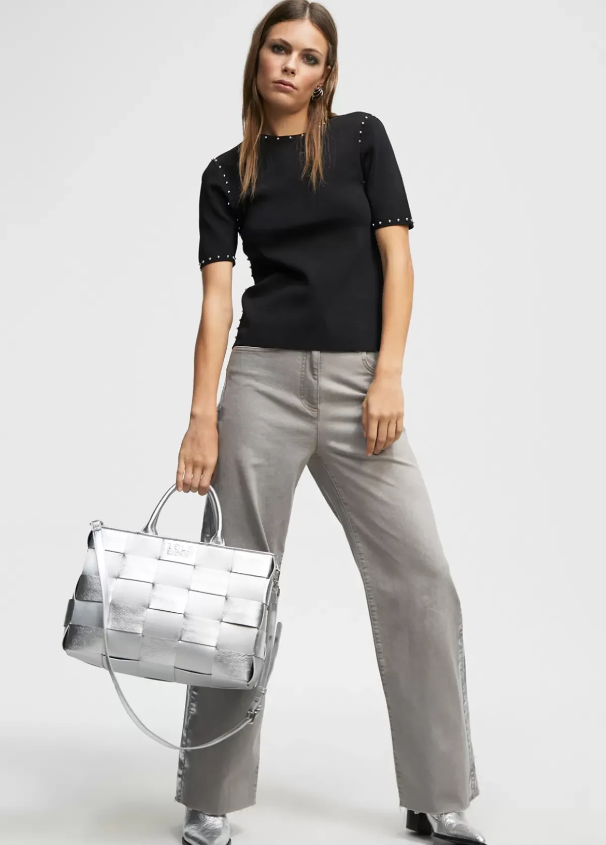 Discount Jersey de punto tachas Punto