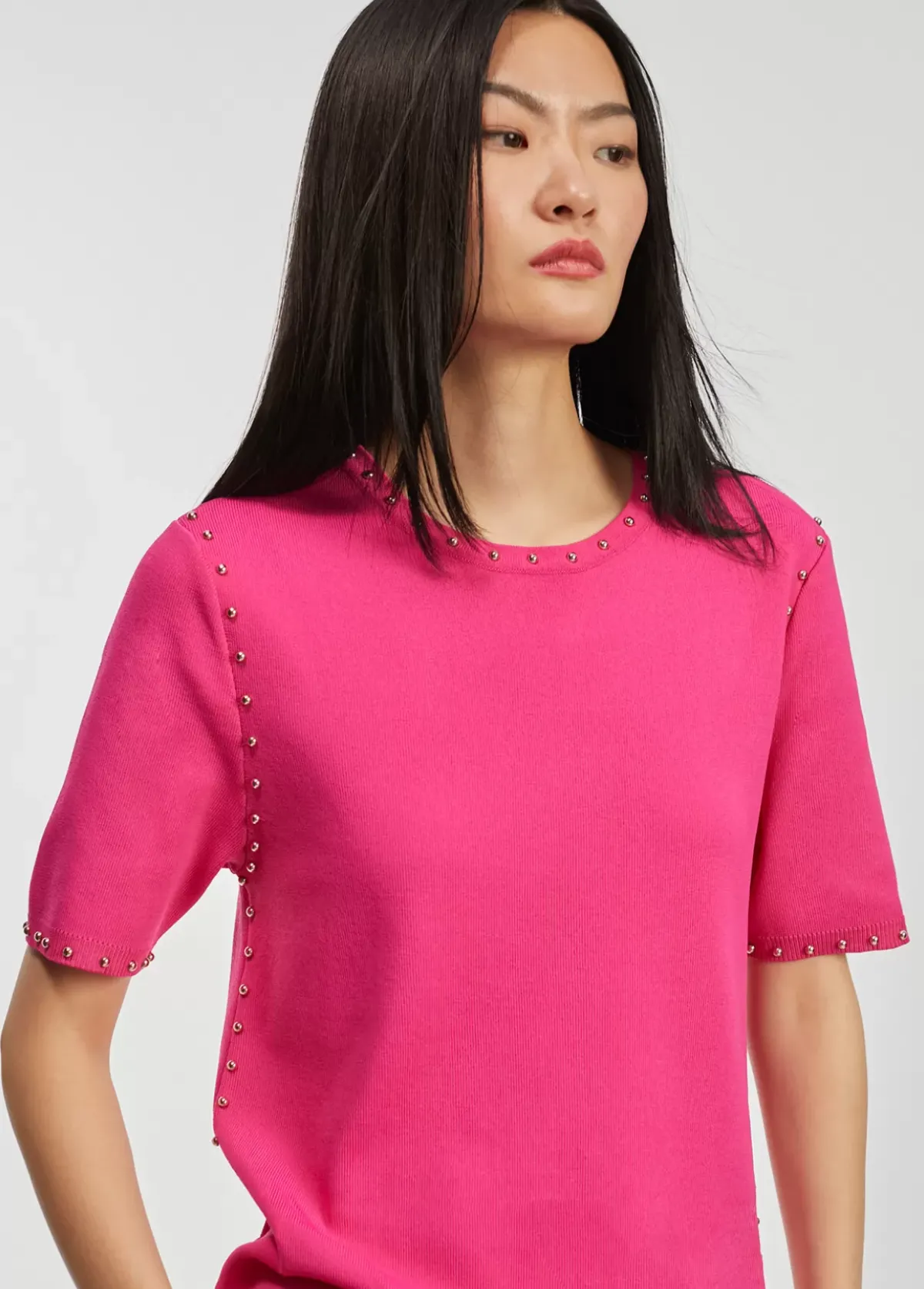 Hot Jersey de punto tachas Punto