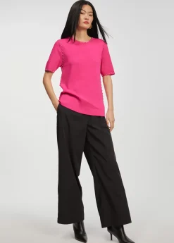 Hot Jersey de punto tachas Punto