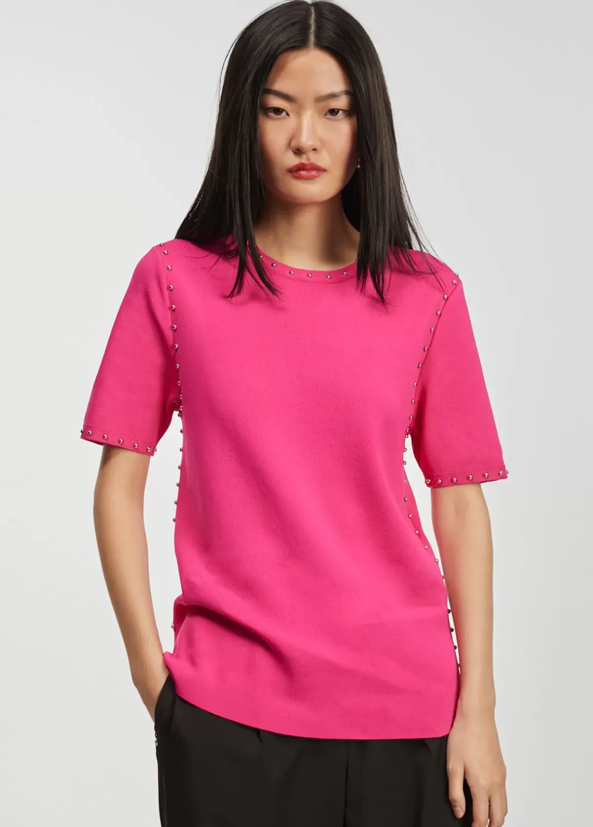 Hot Jersey de punto tachas Punto